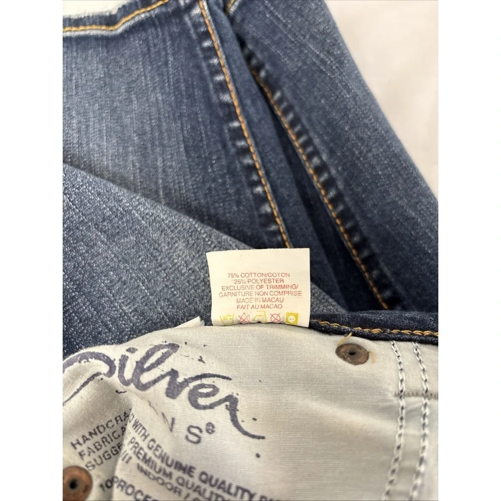 Silver Jeans Co. - Karli Denim Bermuda Shorts Women’s Size 28 Low Rise Y2K Style